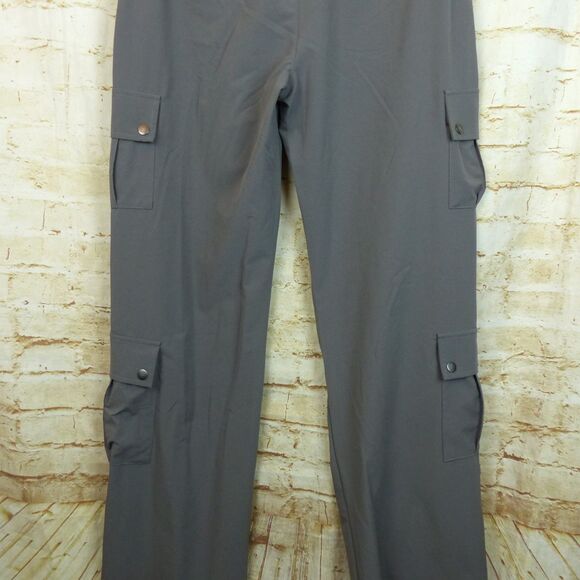 Dolls Kill dELiAs Gargo Pants Womens M Gray Empire Mind Relaxed Utility DuneCore - Picture 11 of 15